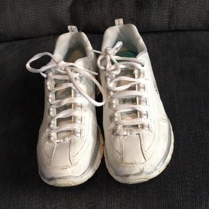 Sketchers White Tennis Shoes